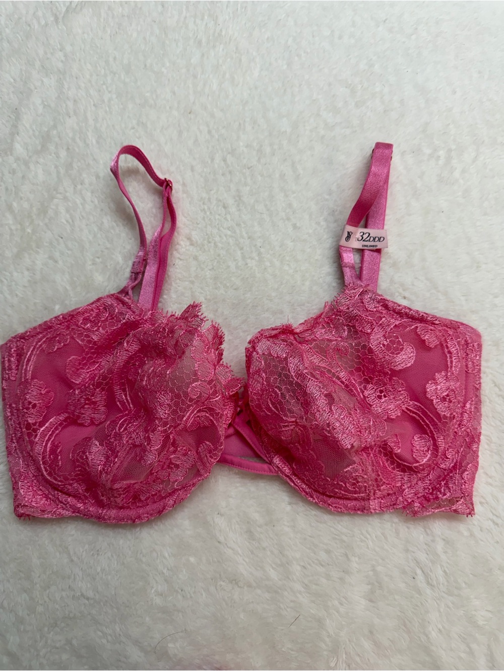 32DDD victorias Secret Dream angels push-up without padding bra Timeless Pink